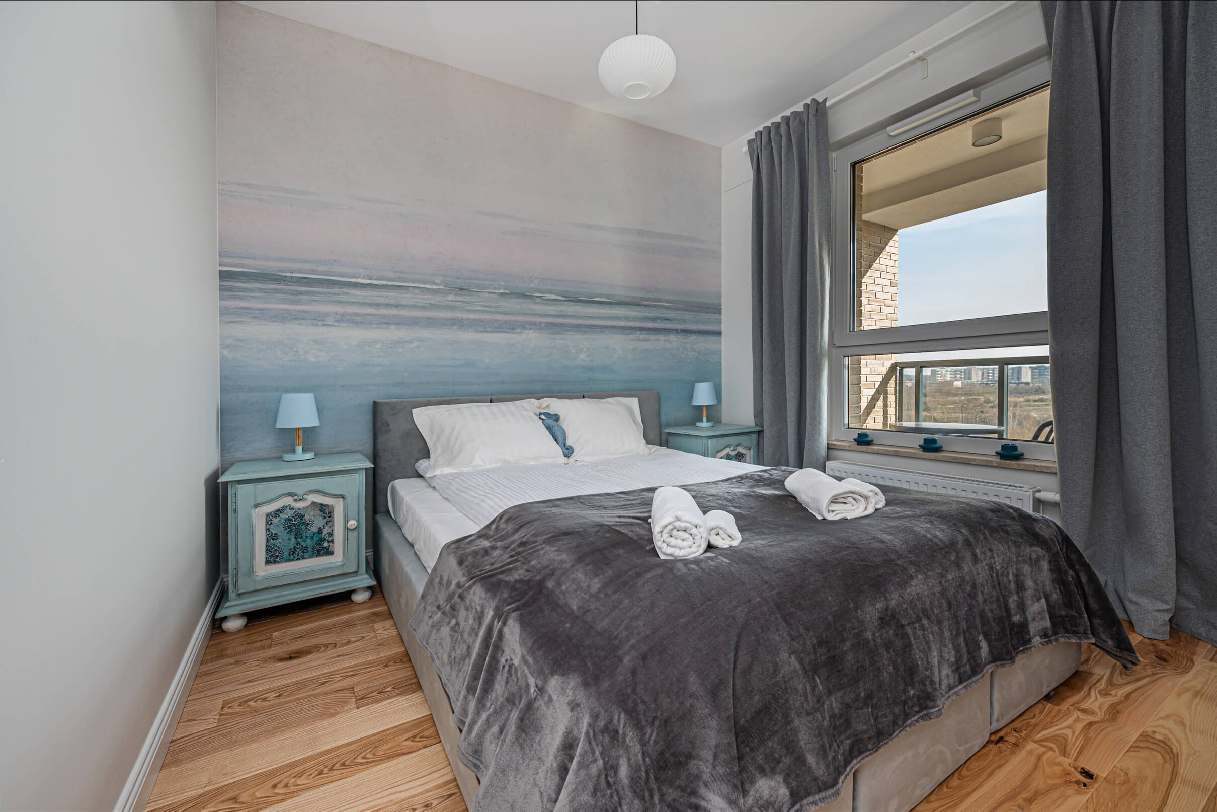 Apartament Morski Nova Letnica Gdańsk – sypialnia