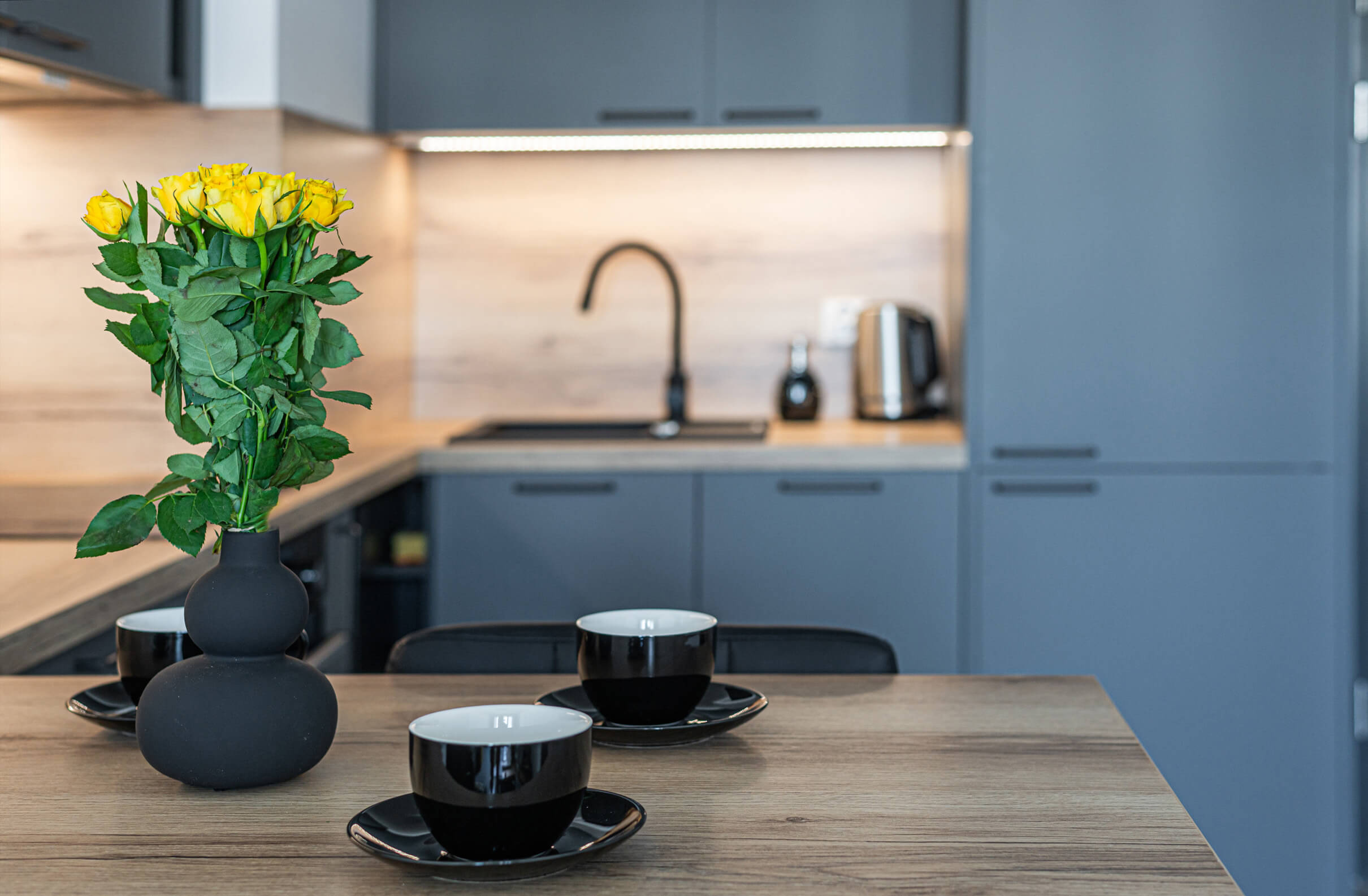 Apartament Paryż Gdańsk – kuchnia